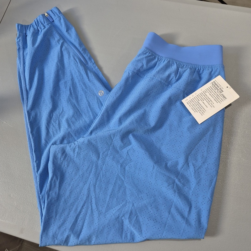 Lululemon Joggers Womens 8 Pool Party Adapted State High Rise Perforated New